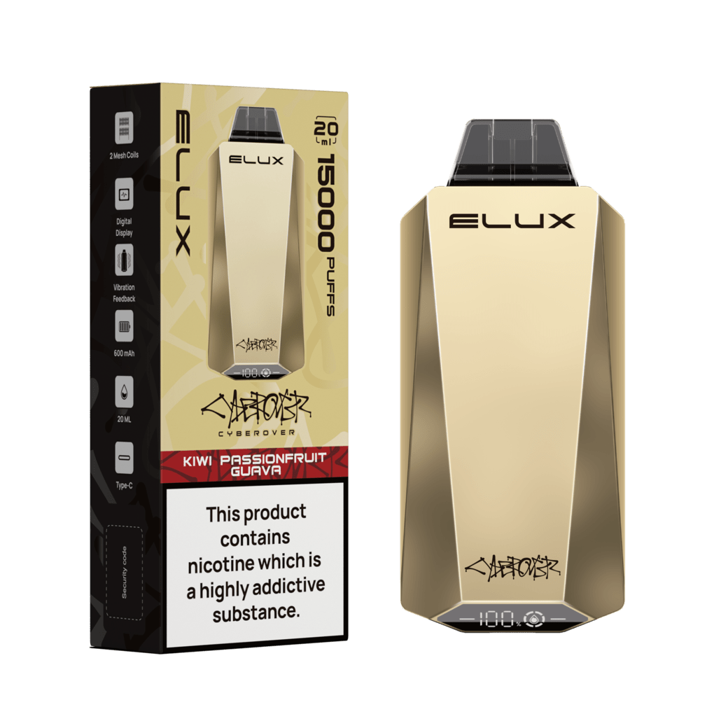 Elux Cyberover 15000 Puff Disposable | Only £8.99 each | Eazy Vapes