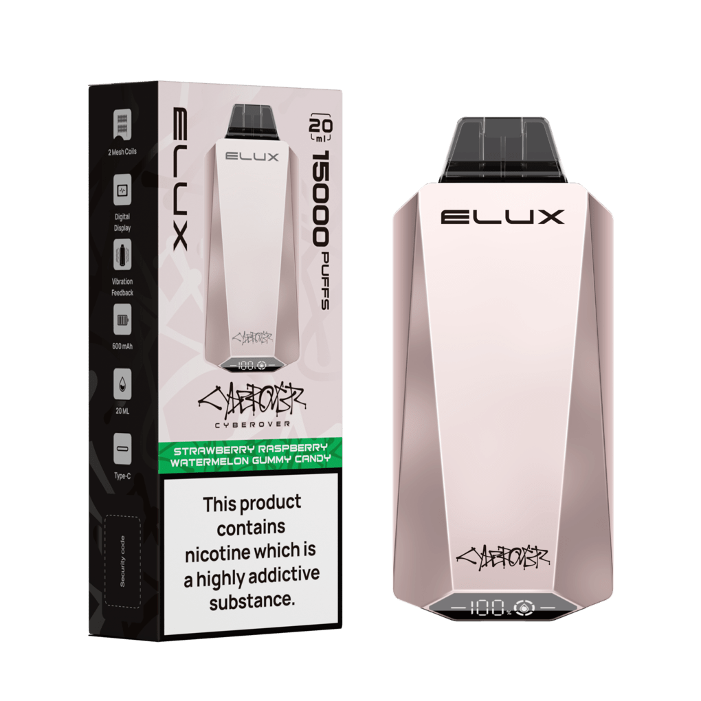 Elux Cyberover 15000 Puff Disposable | Only £8.99 each | Eazy Vapes