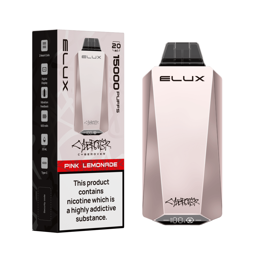 Elux Cyberover 15,000 Puff Disposable | £8.99 each | Eazy Vapes