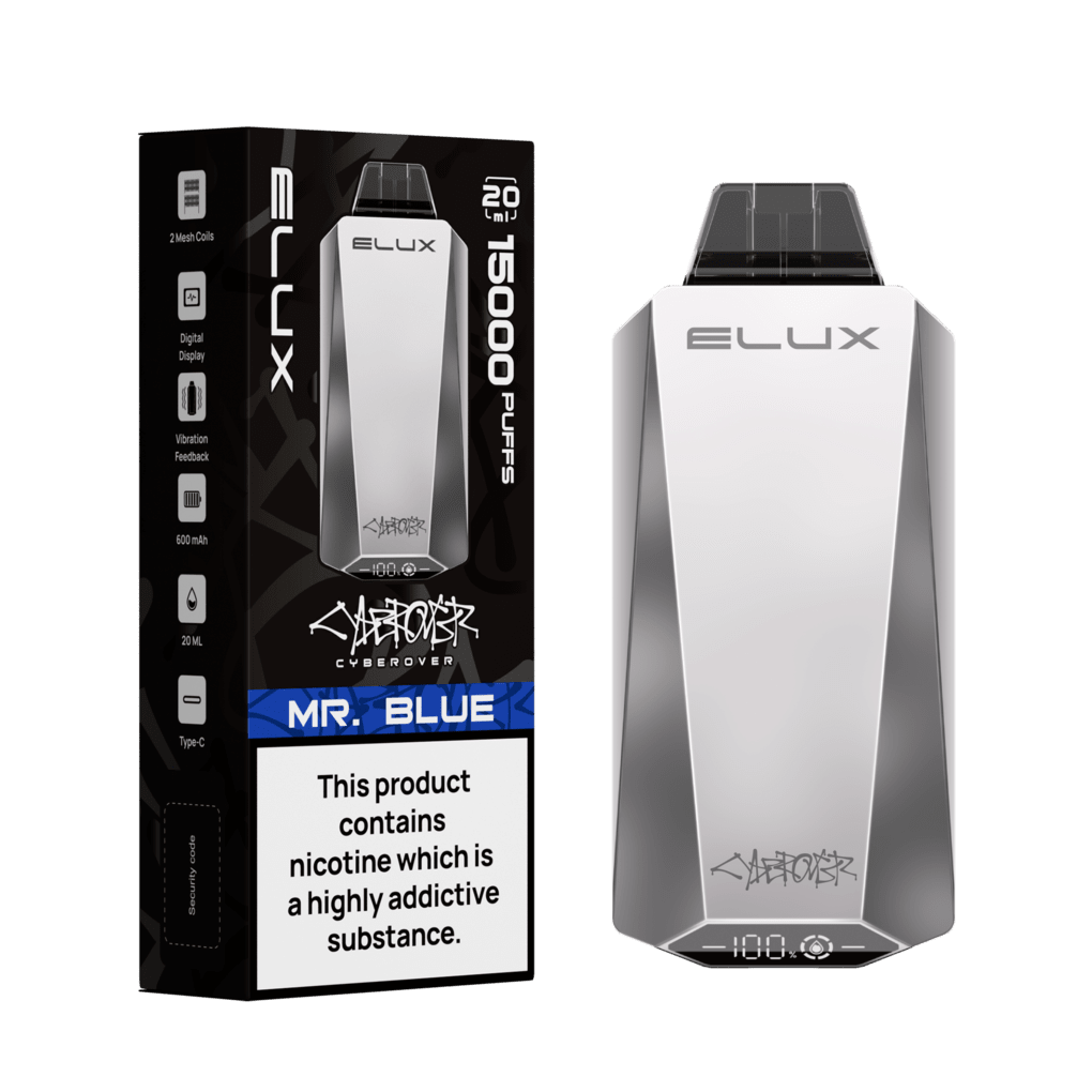 Elux Cyberover 15000 Puff Disposable | Only £8.99 each | Eazy Vapes