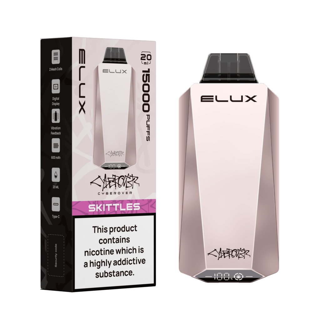 Elux Cyberover 15000 Puff Disposable | Only £8.99 each | Eazy Vapes