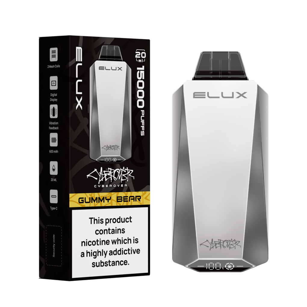 Elux Cyberover 15000 Puff Disposable | Only £8.99 each | Eazy Vapes