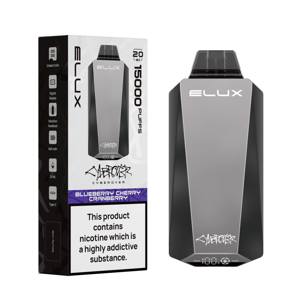 Elux Cyberover 15000 Puff Disposable | Only £8.99 each | Eazy Vapes