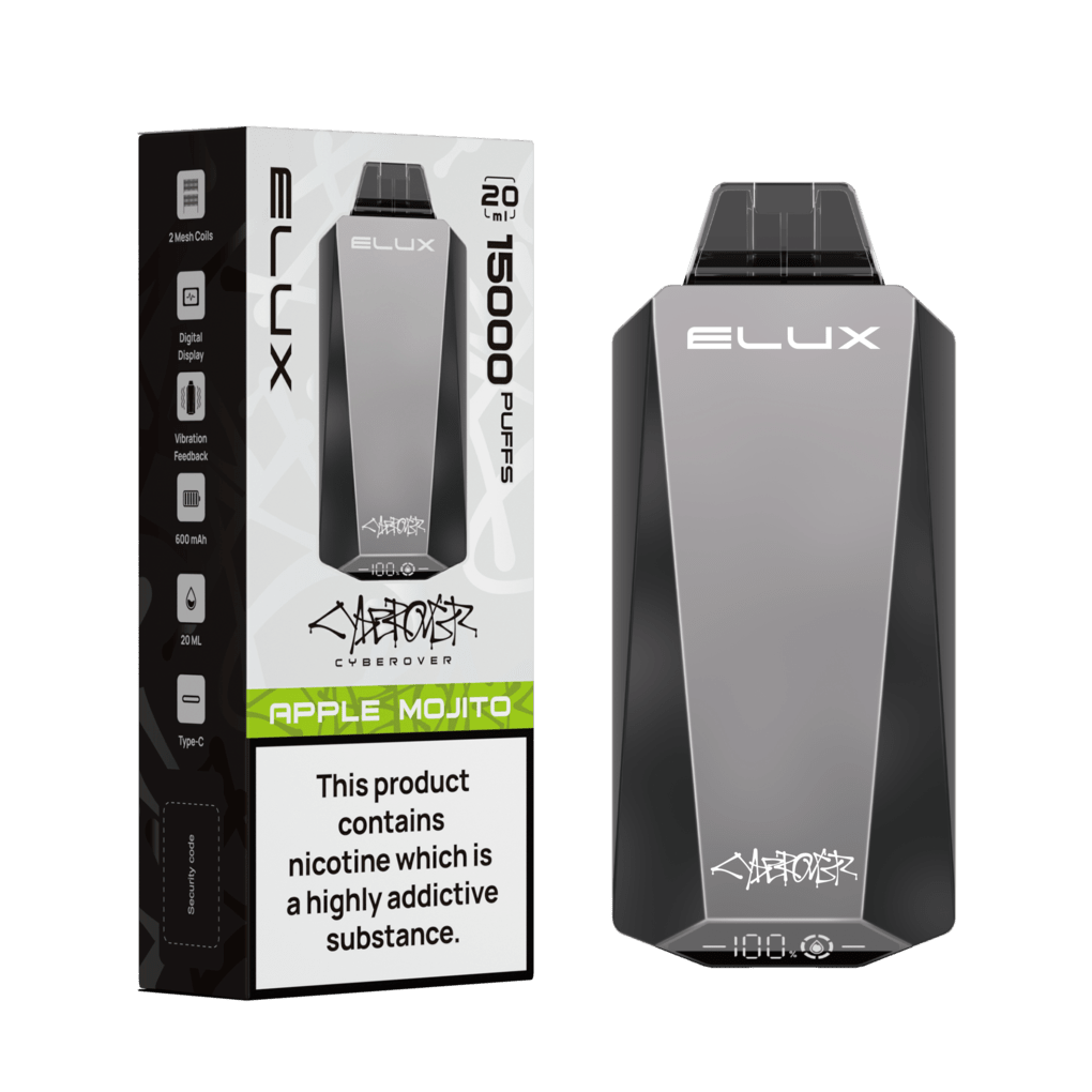 Elux Cyberover 15000 Puff Disposable | Only £8.99 each | Eazy Vapes