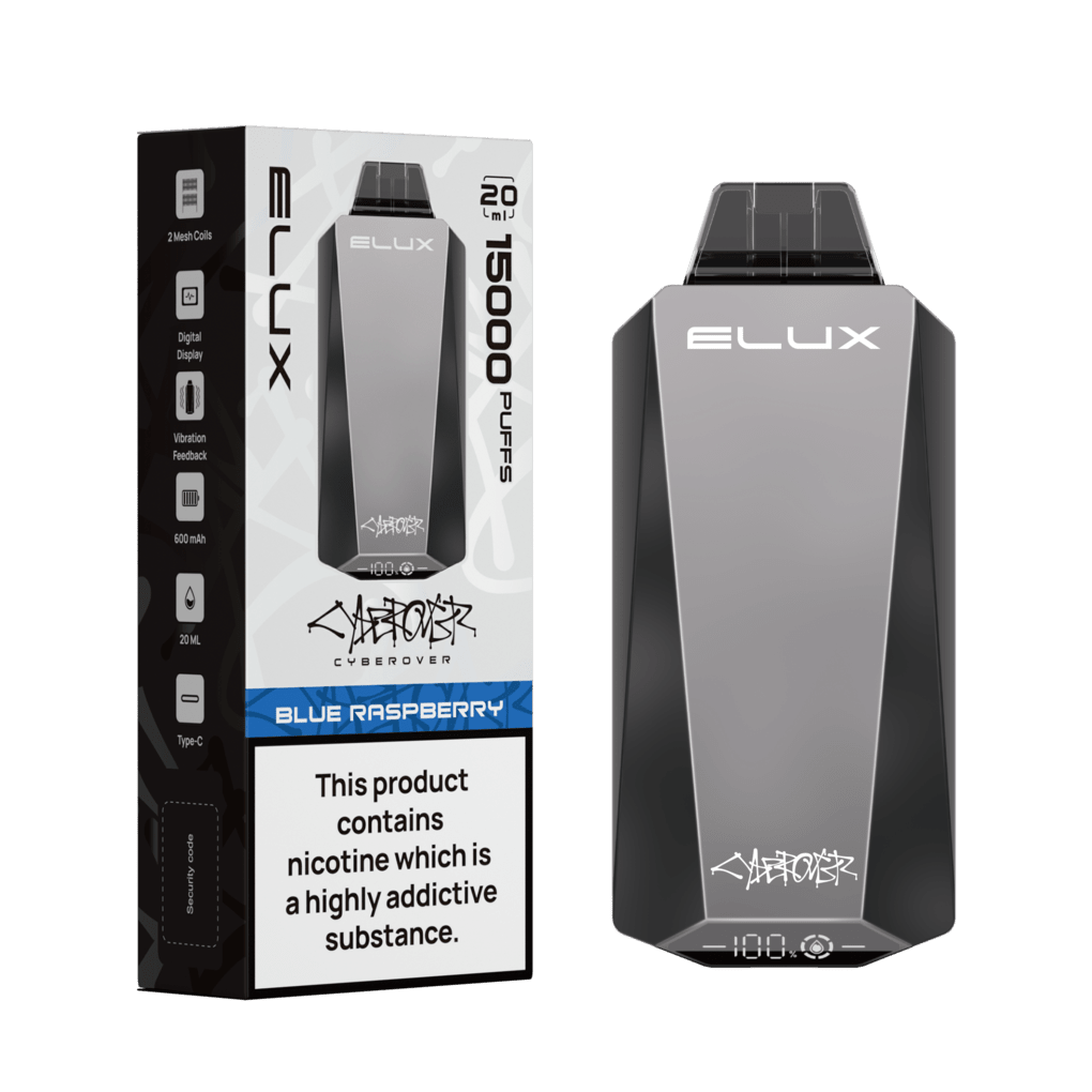 Elux Cyberover 15000 Puff Disposable | Only £8.99 each | Eazy Vapes