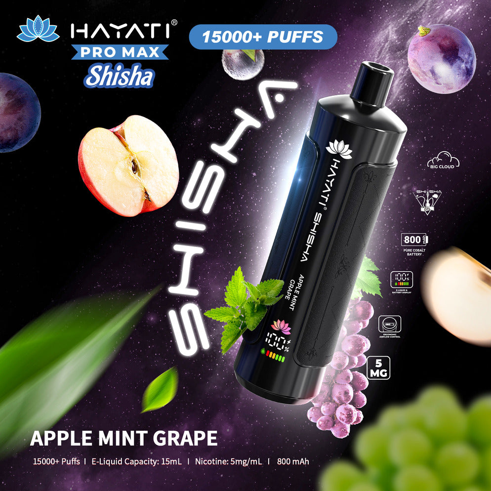 Hayati Pro Max Shisha 15,000 Puff Disposable Vape | Eazy Vapes