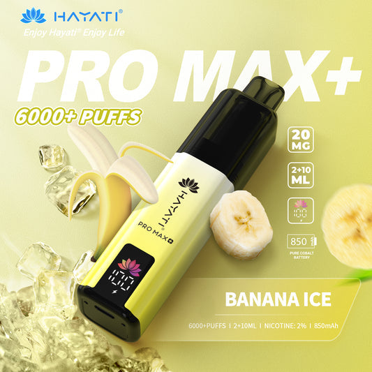 Hayati Pro Max+ 6000 Puffs Disposable Vape | Eazy Vapes