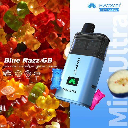 Hayati Mini Ultra 1500 Puff Disposable Vape | Buy at Eazy Vapes