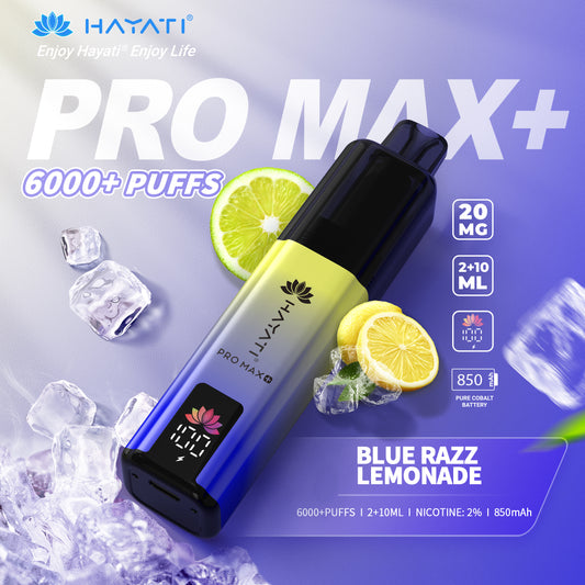 Hayati Pro Max+ 6000 Puffs Disposable Vape | Eazy Vapes