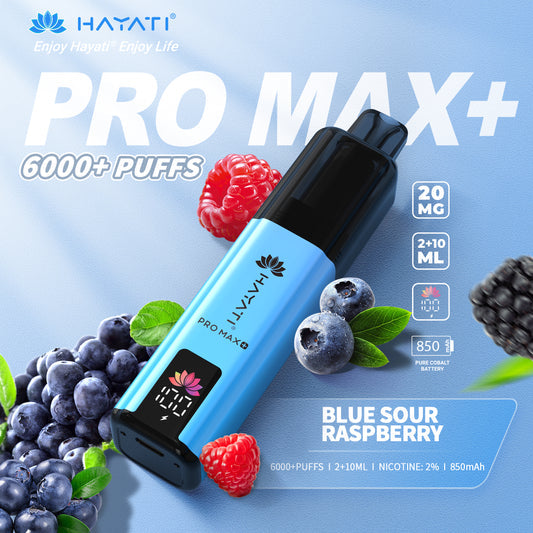 Hayati Pro Max+ 6000 Puffs Disposable Vape | Eazy Vapes