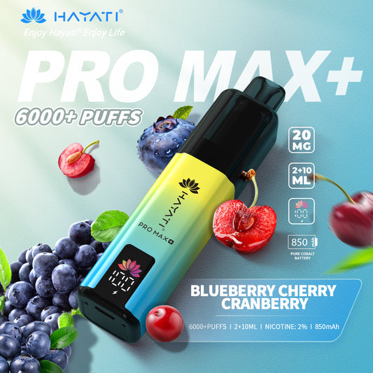 Hayati Pro Max+ 6000 Puffs Disposable Vape | Eazy Vapes