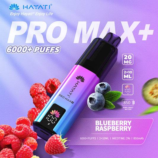 Hayati Pro Max+ 6000 Puffs Disposable Vape | Eazy Vapes