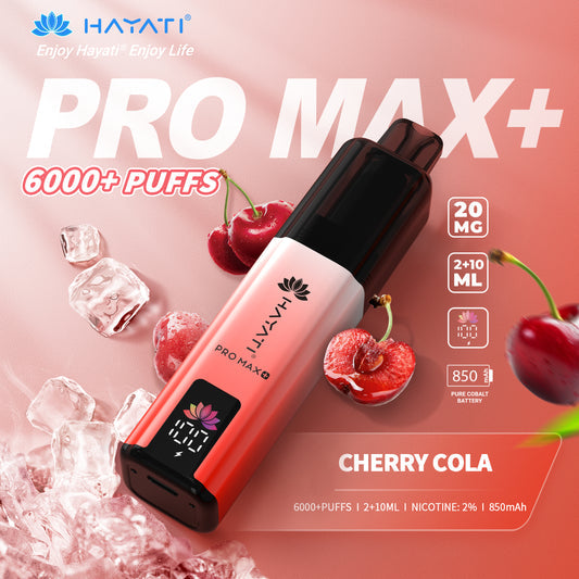 Hayati Pro Max+ 6000 Puffs Disposable Vape | Eazy Vapes