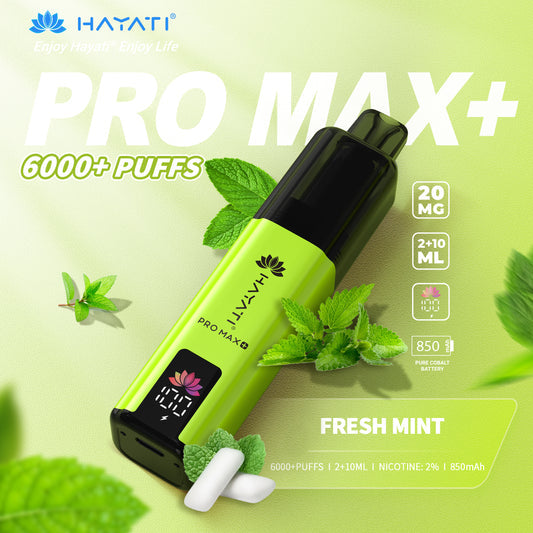 Hayati Pro Max+ 6000 Puffs Disposable Vape | Eazy Vapes