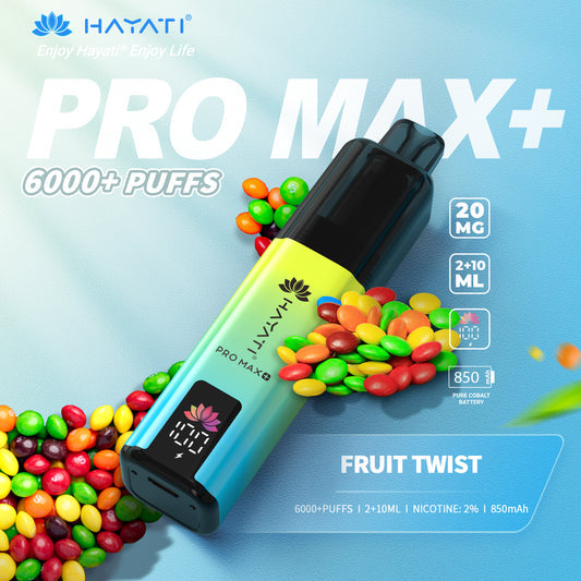 Hayati Pro Max+ 6000 Puffs Disposable Vape | Eazy Vapes