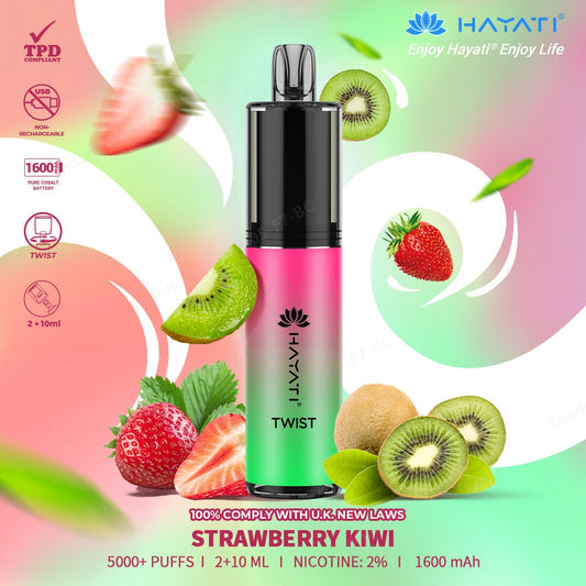 Hayati Twist 5000 Puff Disposable Vape | Eazy Vapes