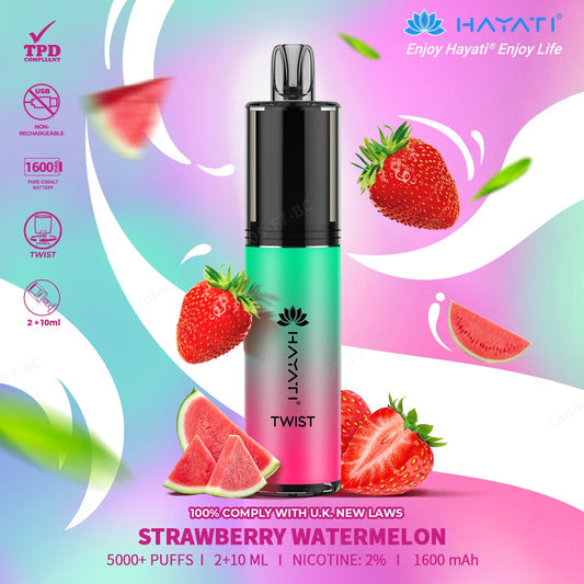 Hayati Twist 5000 Puff Disposable Vape | Eazy Vapes