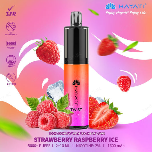 Hayati Twist 5000 Puff Disposable Vape | Eazy Vapes