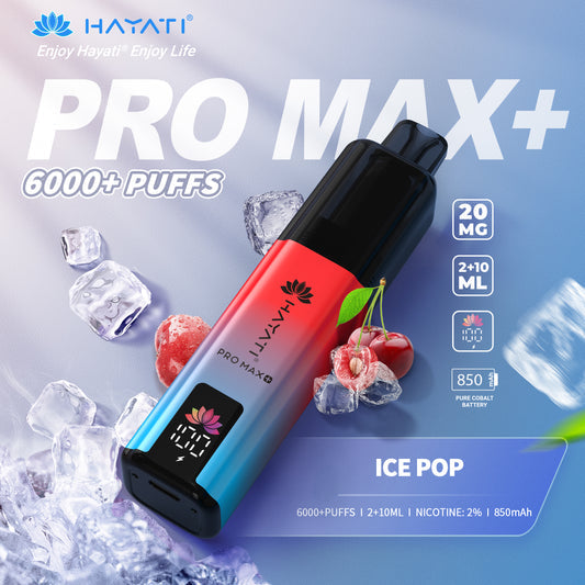 Hayati Pro Max+ 6000 Puffs Disposable Vape | Eazy Vapes