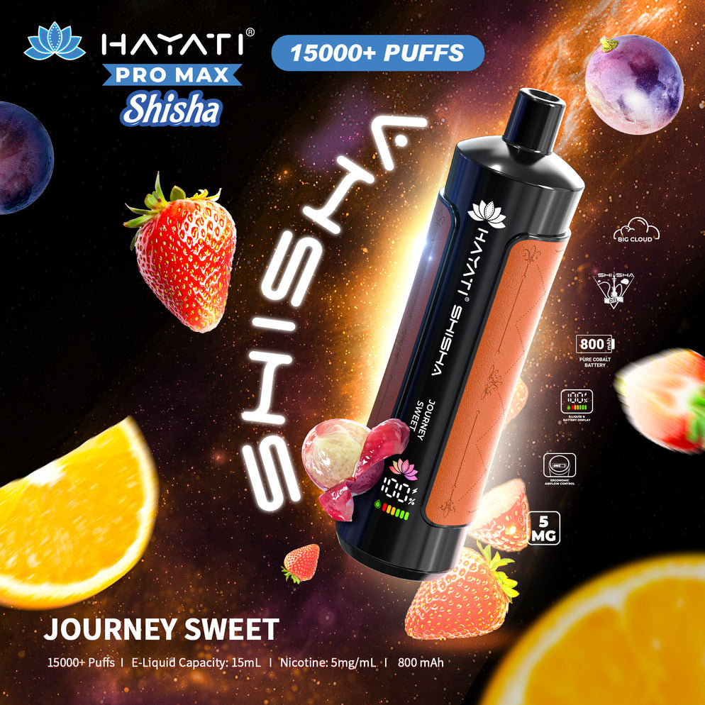 Hayati Pro Max Shisha 15,000 Puff Disposable Vape | Eazy Vapes