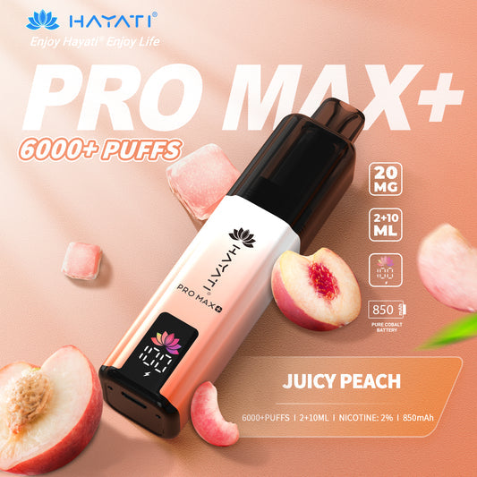 Hayati Pro Max+ 6000 Puffs Disposable Vape | Eazy Vapes