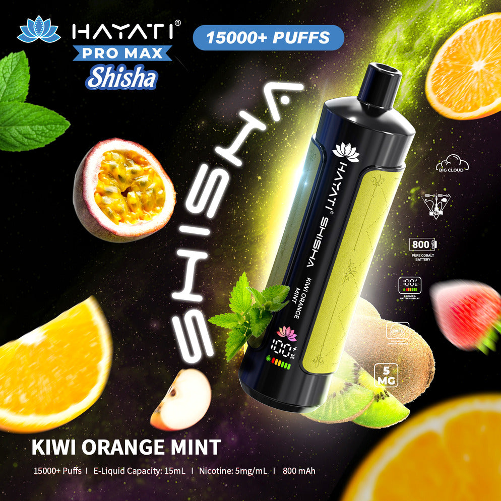 Hayati Pro Max Shisha 15,000 Puff Disposable Vape | Eazy Vapes