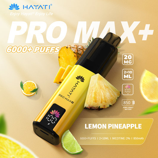 Hayati Pro Max+ 6000 Puffs Disposable Vape | Eazy Vapes