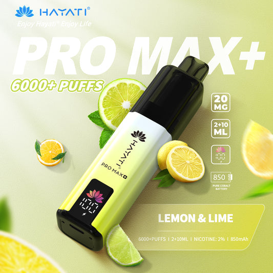 Hayati Pro Max+ 6000 Puffs Disposable Vape | Eazy Vapes