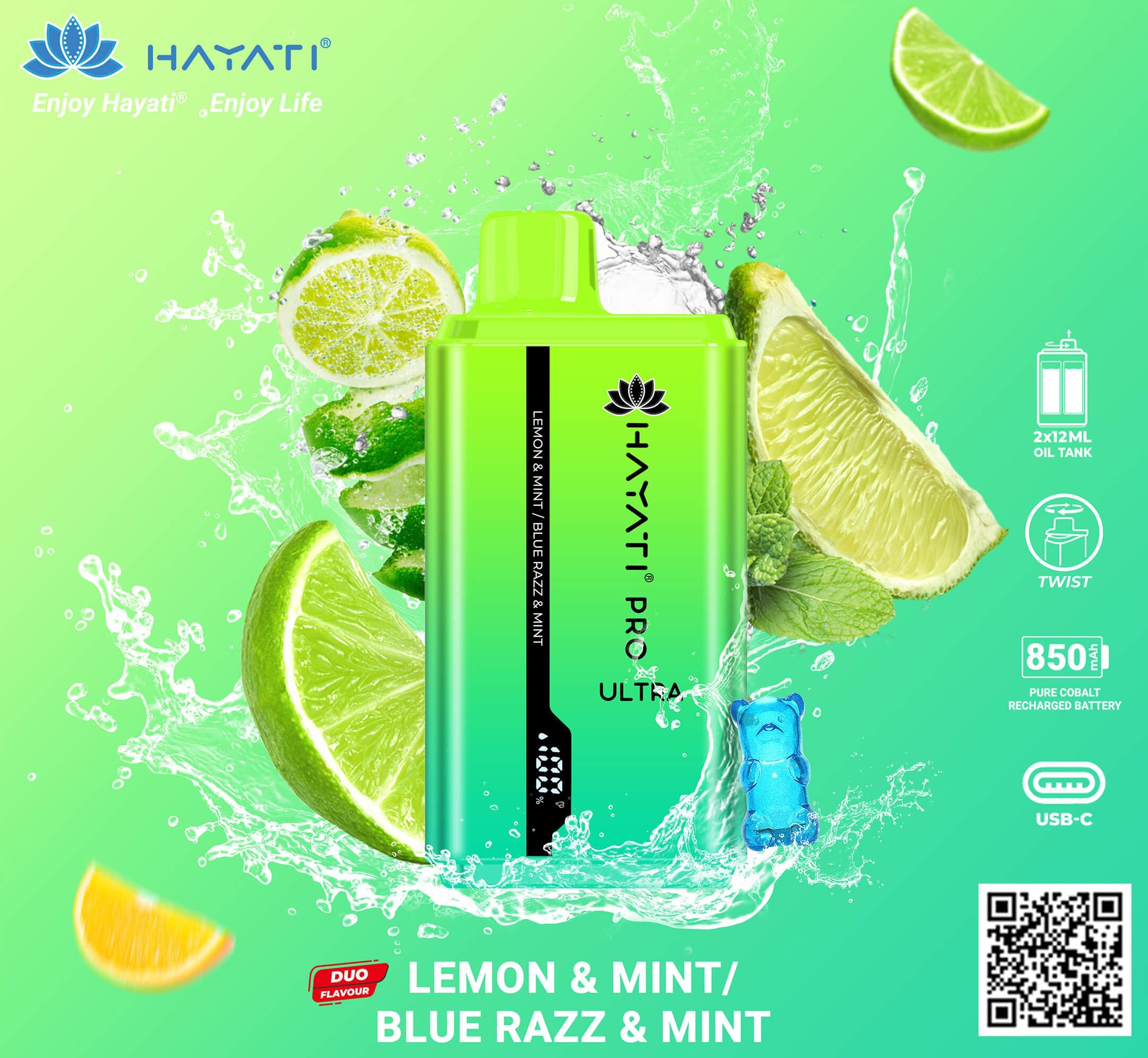 Hayati Pro Ultra 15000+ Puffs Disposable- Only £11.99 each!