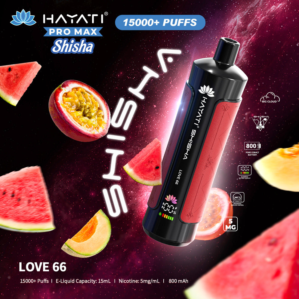 Hayati Pro Max Shisha 15,000 Puff Disposable Vape | Eazy Vapes