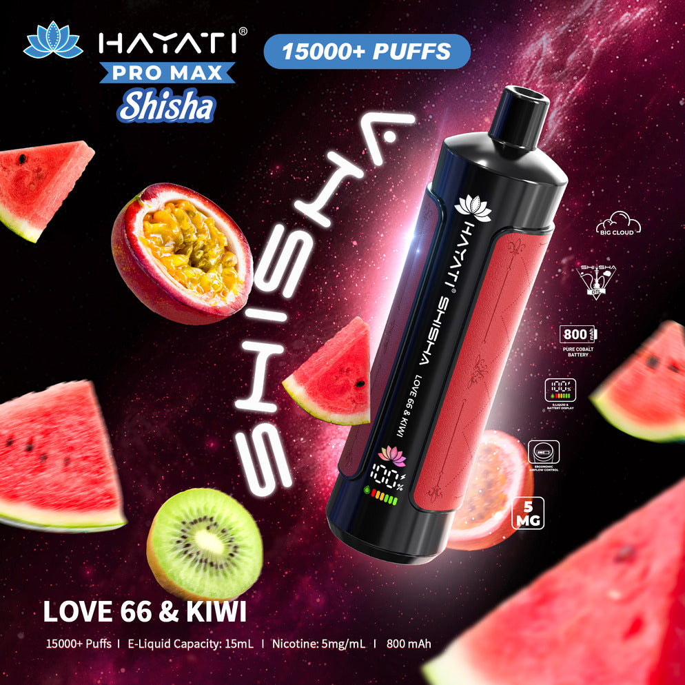 Hayati Pro Max Shisha 15,000 Puff Disposable Vape | Eazy Vapes