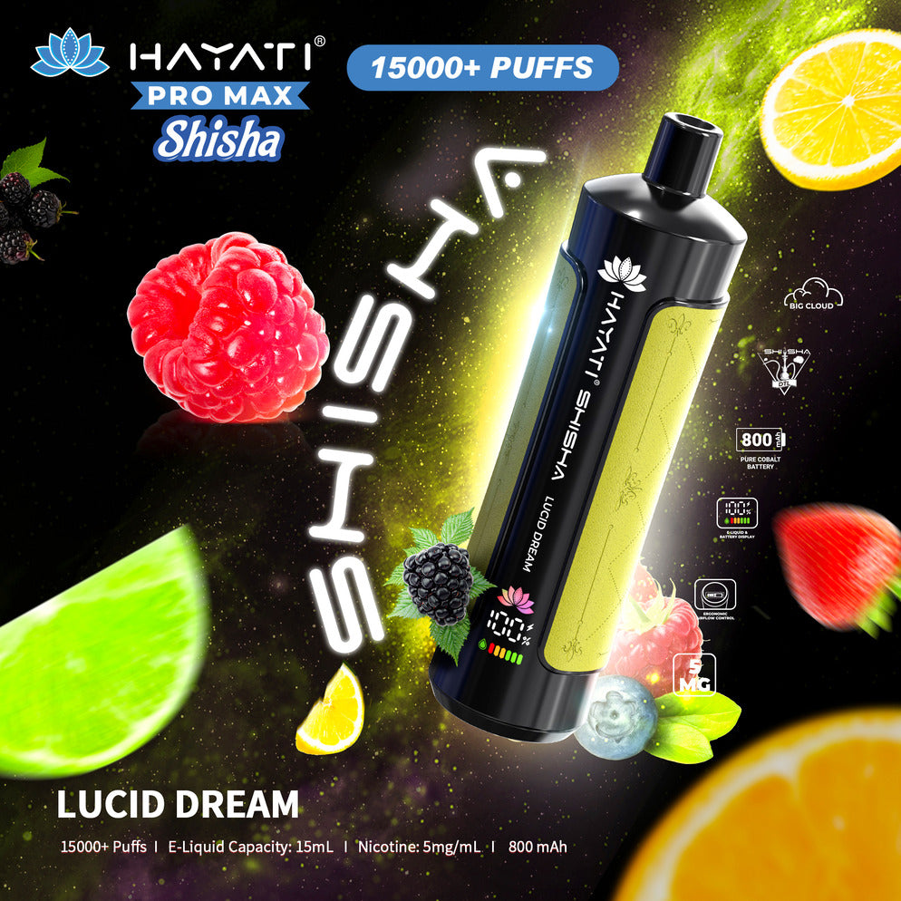 Hayati Pro Max Shisha 15,000 Puff Disposable Vape | Eazy Vapes