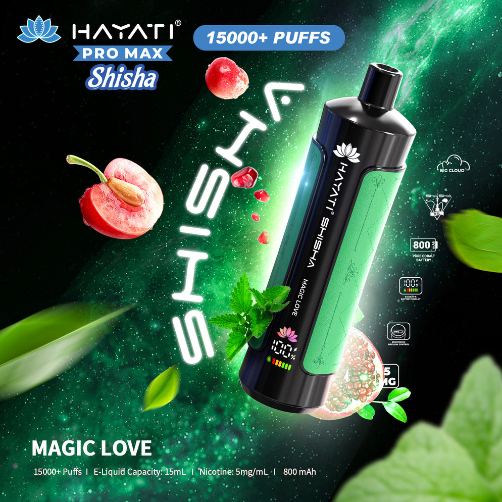 Hayati Pro Max Shisha 15,000 Puff Disposable Vape | Eazy Vapes