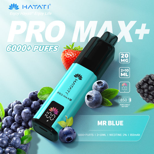 Hayati Pro Max+ 6000 Puffs Disposable Vape | Eazy Vapes