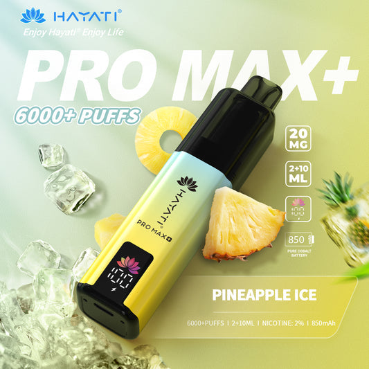 Hayati Pro Max+ 6000 Puffs Disposable Vape | Eazy Vapes