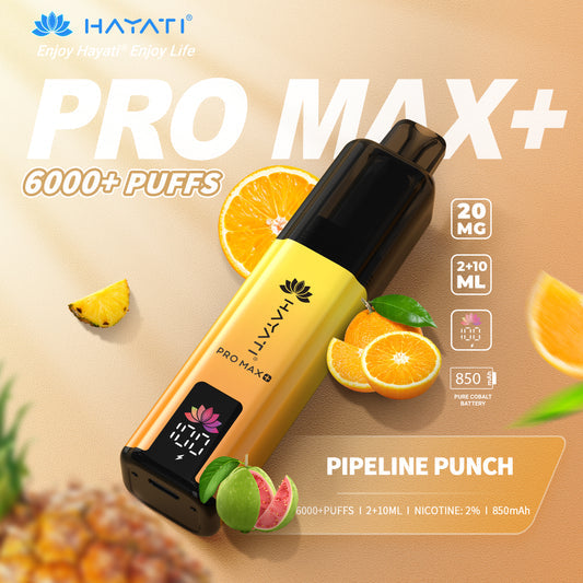 Hayati Pro Max+ 6000 Puffs Disposable Vape | Eazy Vapes