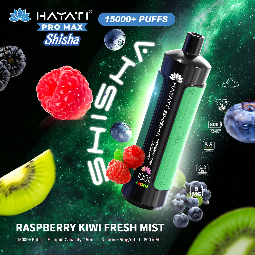 Hayati Pro Max Shisha 15,000 Puff Disposable Vape | Eazy Vapes