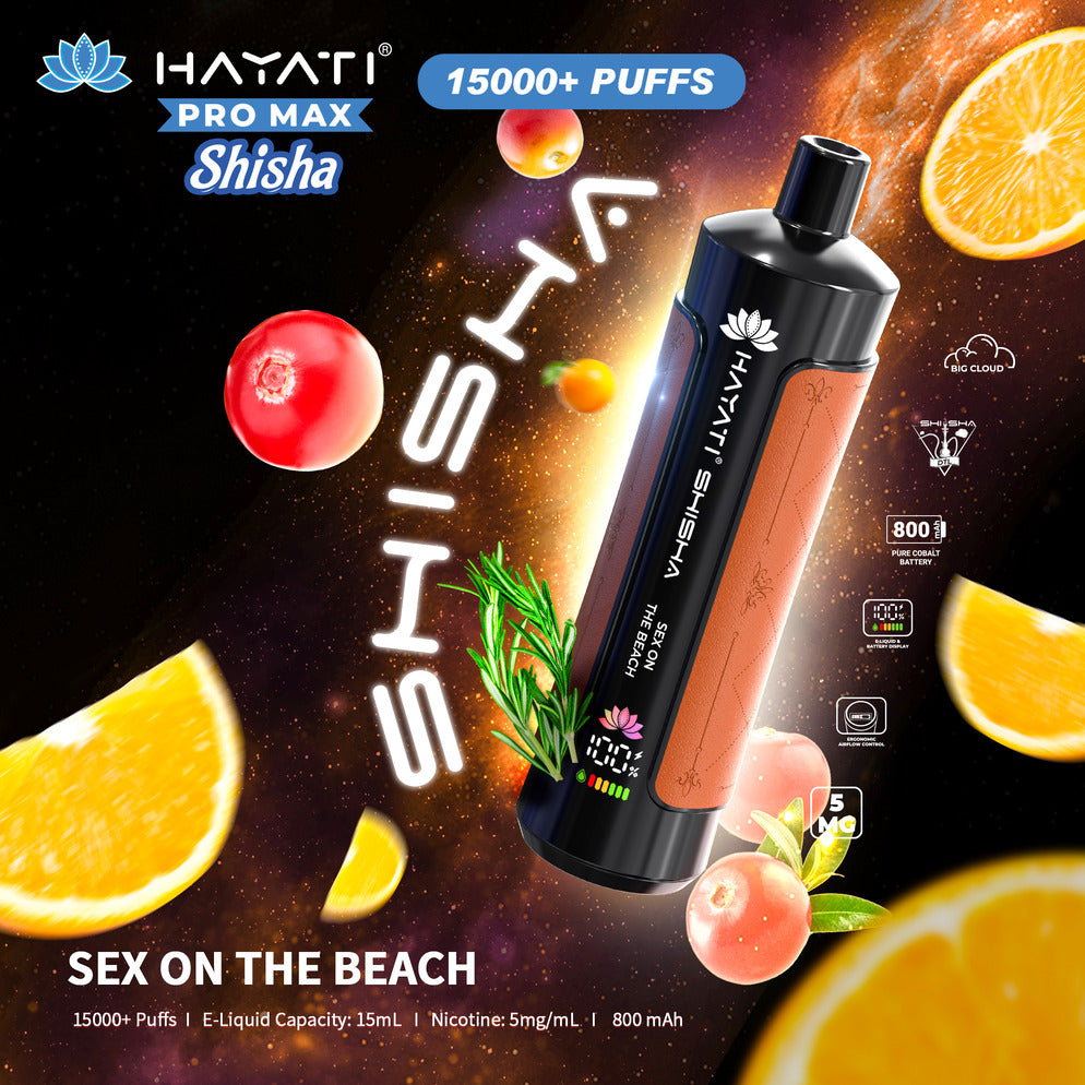 Hayati Pro Max Shisha 15,000 Puff Disposable Vape | Eazy Vapes