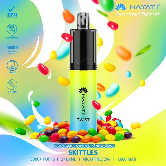 Hayati Twist 5000 Puff Disposable Vape | Eazy Vapes