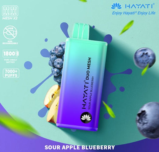 Hayati Duo Mesh 7000+ Puffs Disposable Vape | Only £9.99 | Eazy Vapes