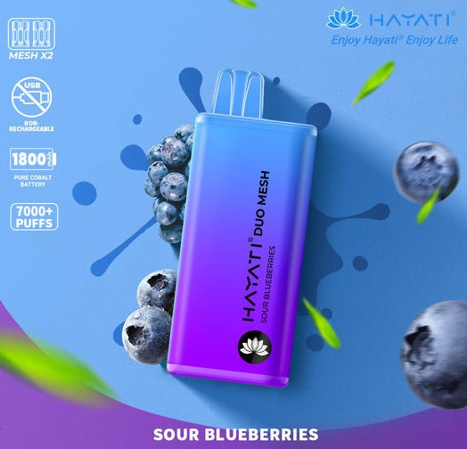 Hayati Duo Mesh 7000+ Puffs Disposable Vape | Only £9.99 | Eazy Vapes