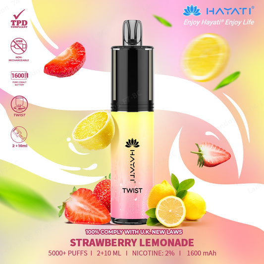 Hayati Twist 5000 Puff Disposable Vape | Eazy Vapes