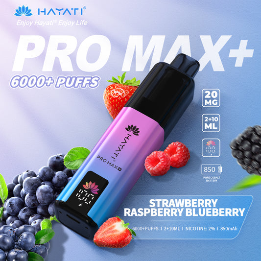 Hayati Pro Max+ 6000 Puffs Disposable Vape | Eazy Vapes