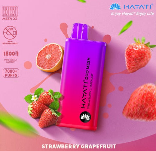 Hayati Duo Mesh 7000+ Puffs Disposable Vape | Only £9.99 | Eazy Vapes