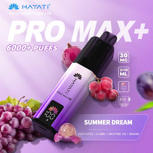 Hayati Pro Max+ 6000 Puffs Disposable Vape | Eazy Vapes