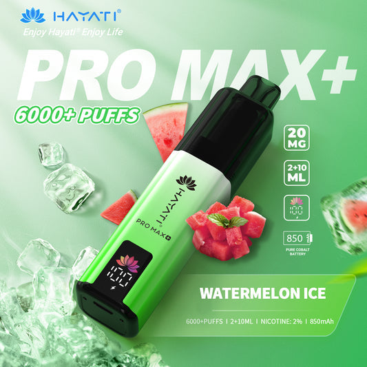 Hayati Pro Max+ 6000 Puffs Disposable Vape | Eazy Vapes