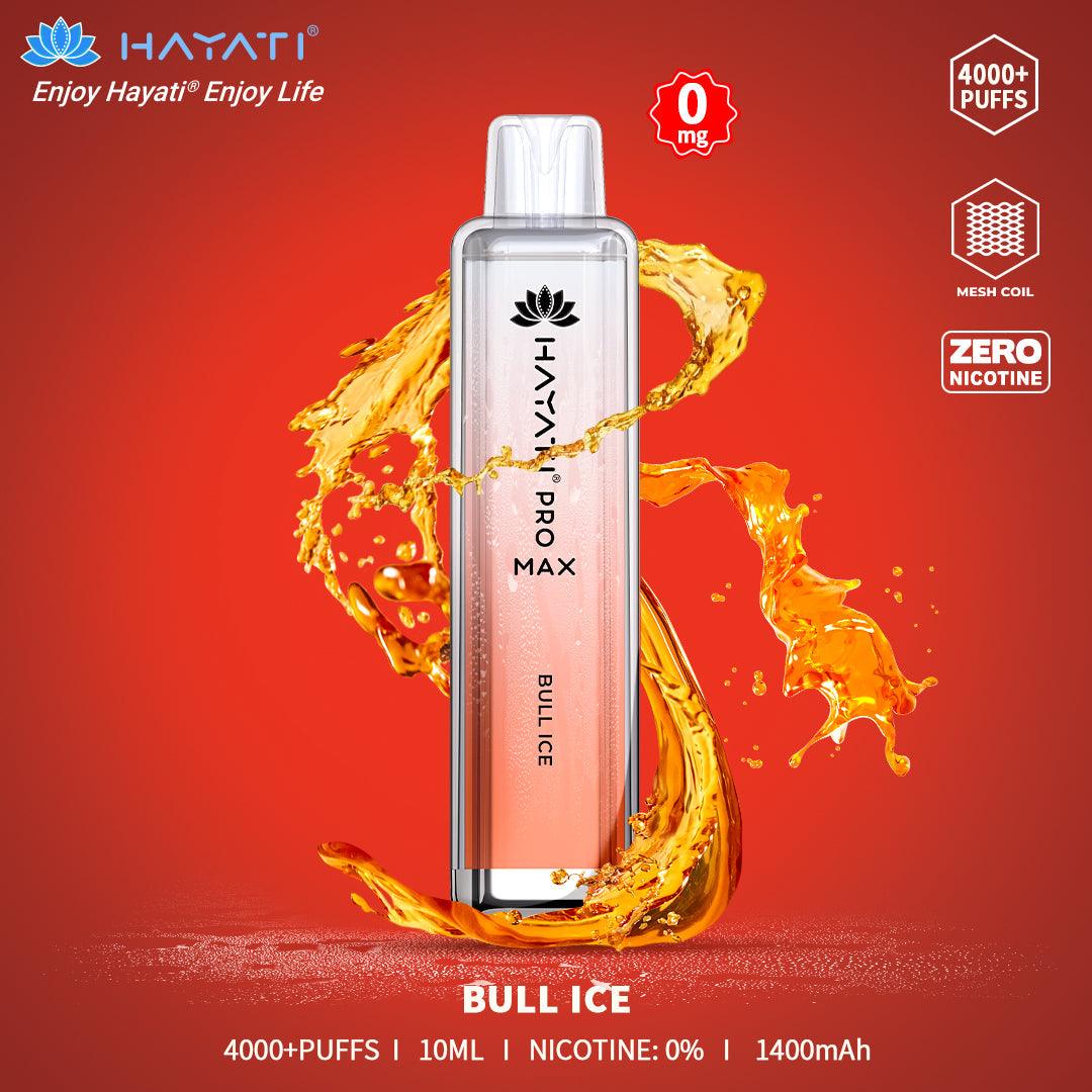 Hayati Pro Max 4000+ Puffs Zero Nicotine Disposable | Only £8.99 each | eazyvapes