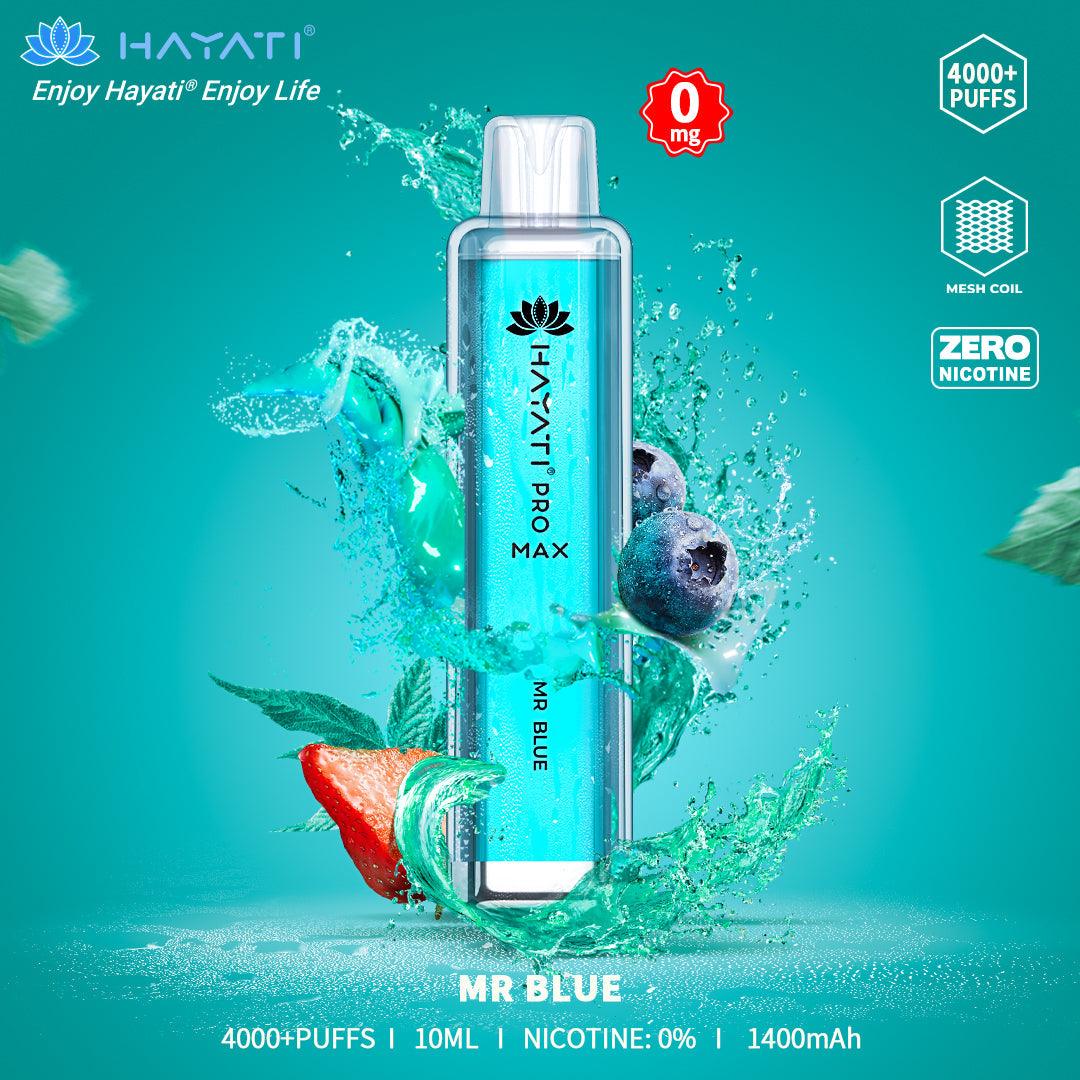 Hayati Pro Max 4000+ Puffs Zero Nicotine Disposable | Only £8.99 each | eazyvapes