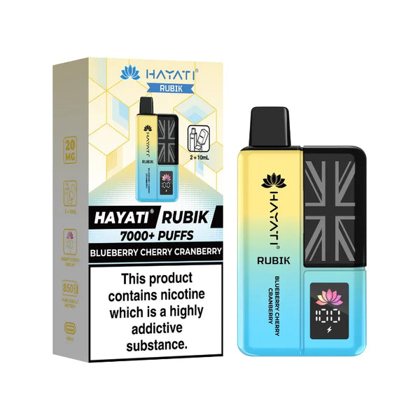 Hayati Rubik 7000+ Disposable Vape | Eazy Vapes