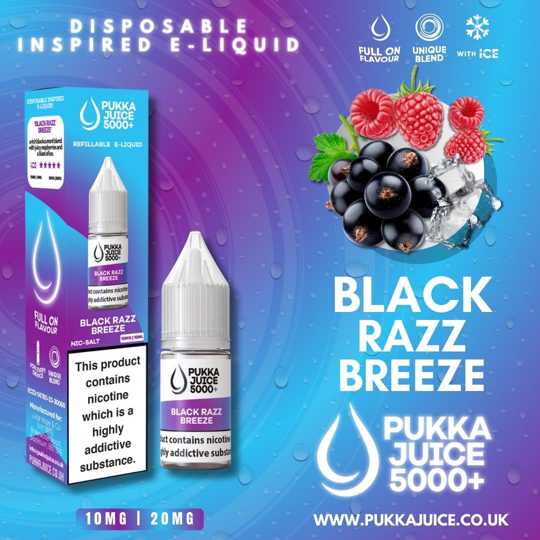 Pukka Juice 5000+ Nic Salts | Only £2.50 each | Eazy Vapes